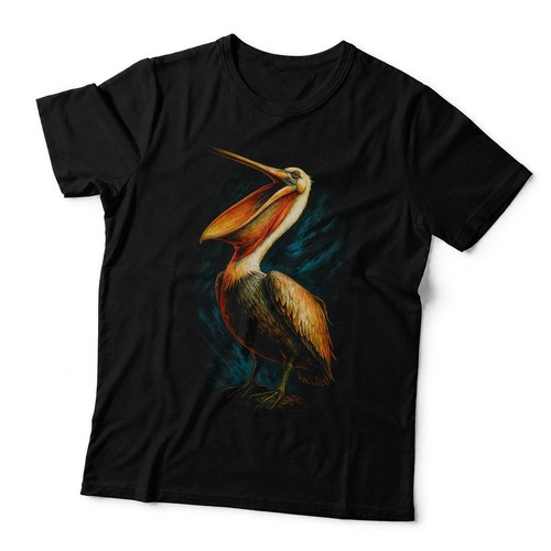 Pelican shirt halftone - pelican,