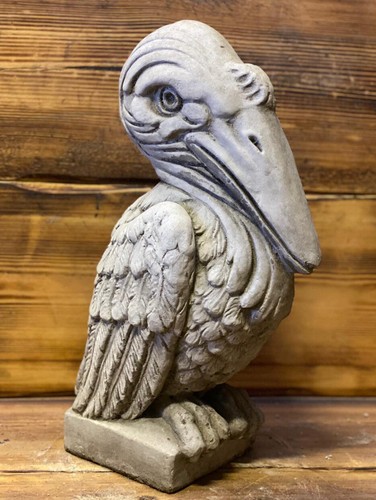 Stone garden large pelican - garden,