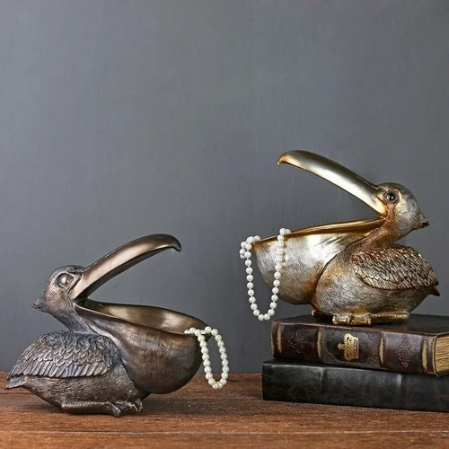 Bronze pelican storage - pelican,
