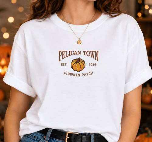 Pelican town embroidered - pelican,