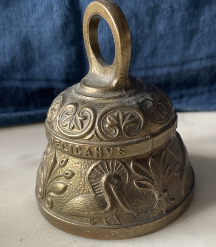 Vintage brass sanctuary hand - brass,