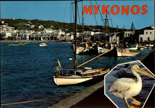 Greece mykonos island - mykonos, harbor