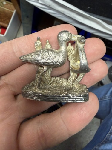 Vintage wapw pewter pelican - vintage,
