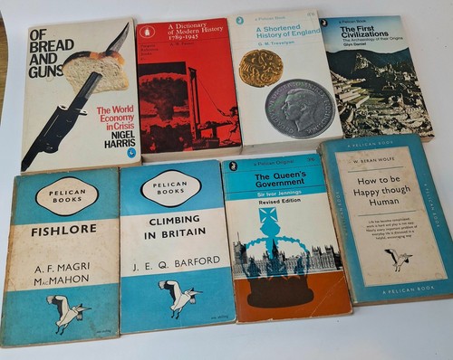 Vintage pelican paperbacks - 8x,
